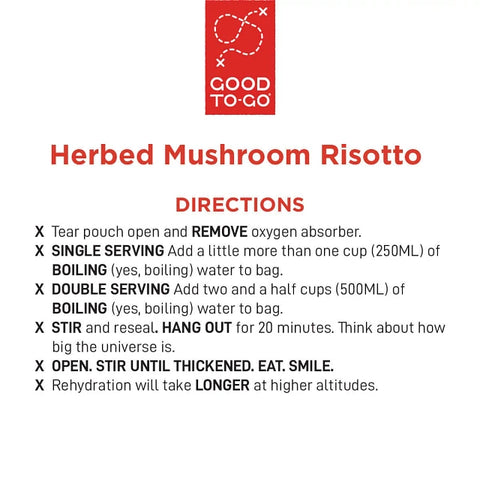 Good To-Go Herbed Mushroom Risotto