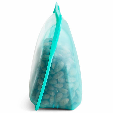Stasher Stand-Up Mid Bag - Aqua